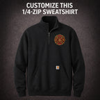 Carhartt® Midweight 1/4-Zip Mock Neck Sweatshirt